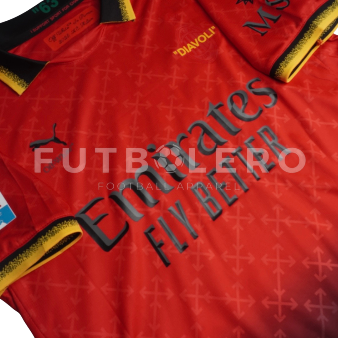 AC Milan x Off White ( Red)