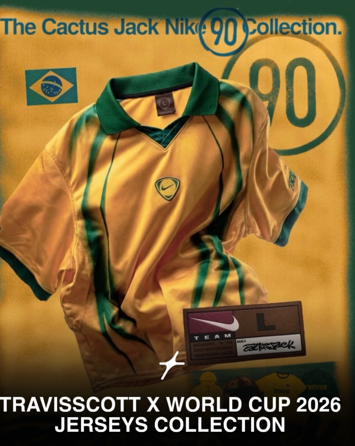 Cactus Jack x Brazil ( Limited Edition)