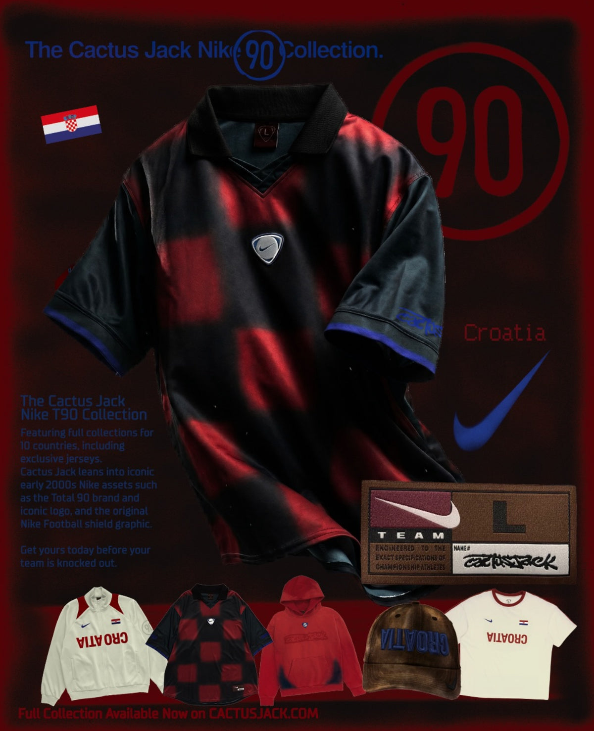 Cactus Jack x Croatia ( Limited Edition)