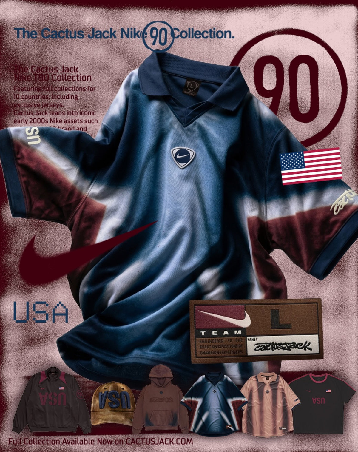 Cactus Jack x USA V1 ( Limited Edition)